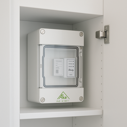 Bodil BEAM Box smart kontrolboks tilsluttet varmepumpe