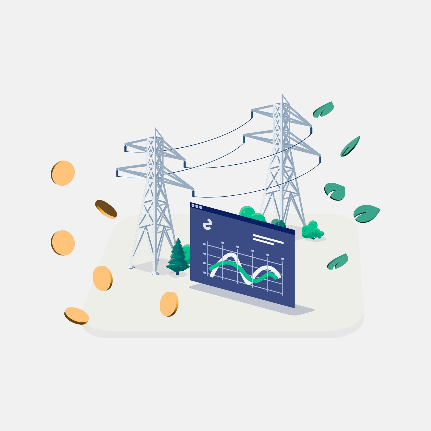 Elektrisk netværk og batterilagring til systemydelser